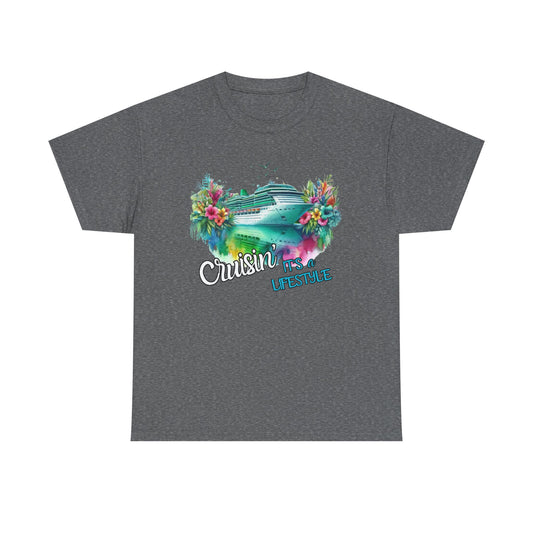 Cruisin' Lifestyle Tee – Perfect for Cruise Lovers, Travel Enthusiasts, Vacation Wear, Beach Parties, Summer Fun