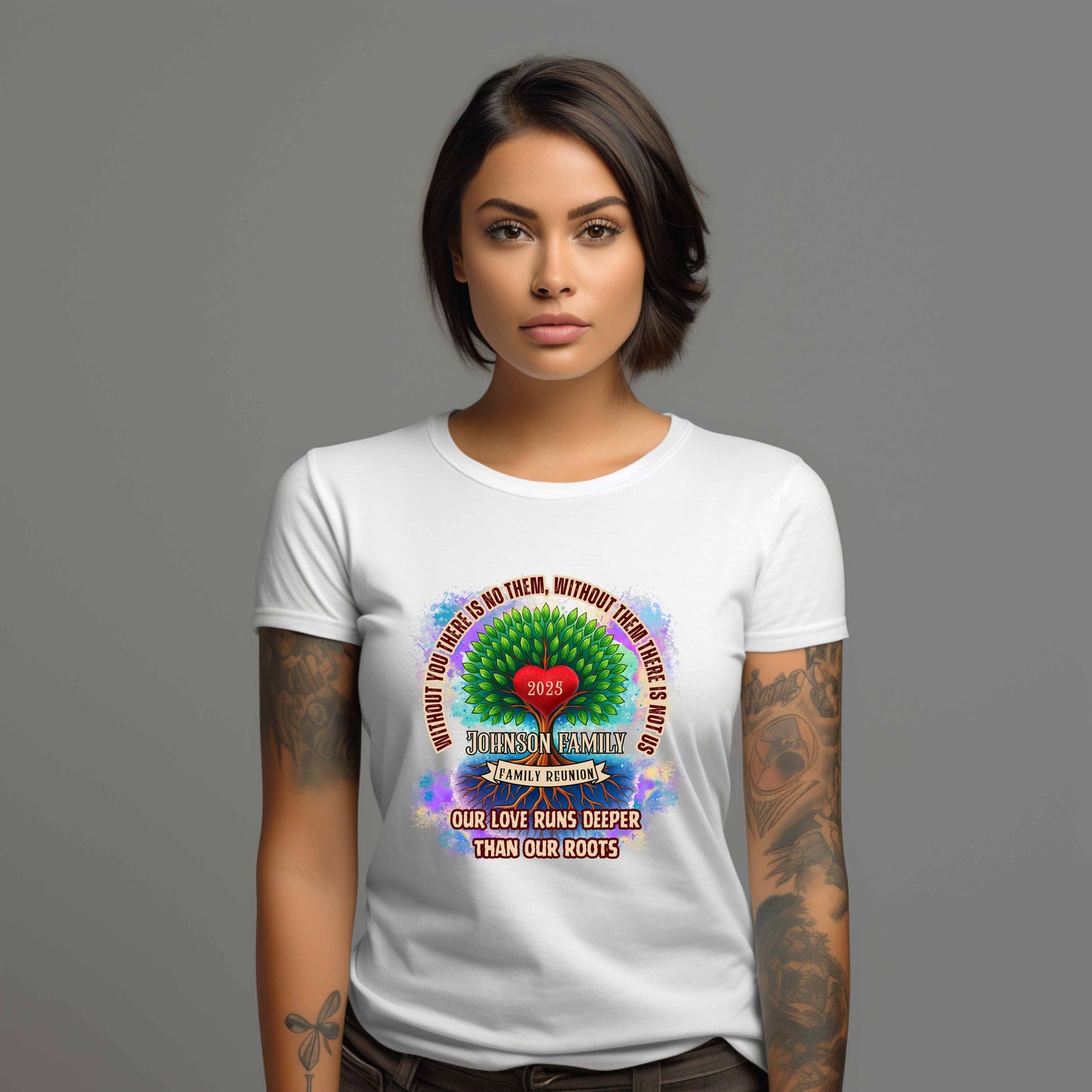 OUR LOVE RUNS DEEP FAMILY REUNION CUSTOMIZABLE T-shirt