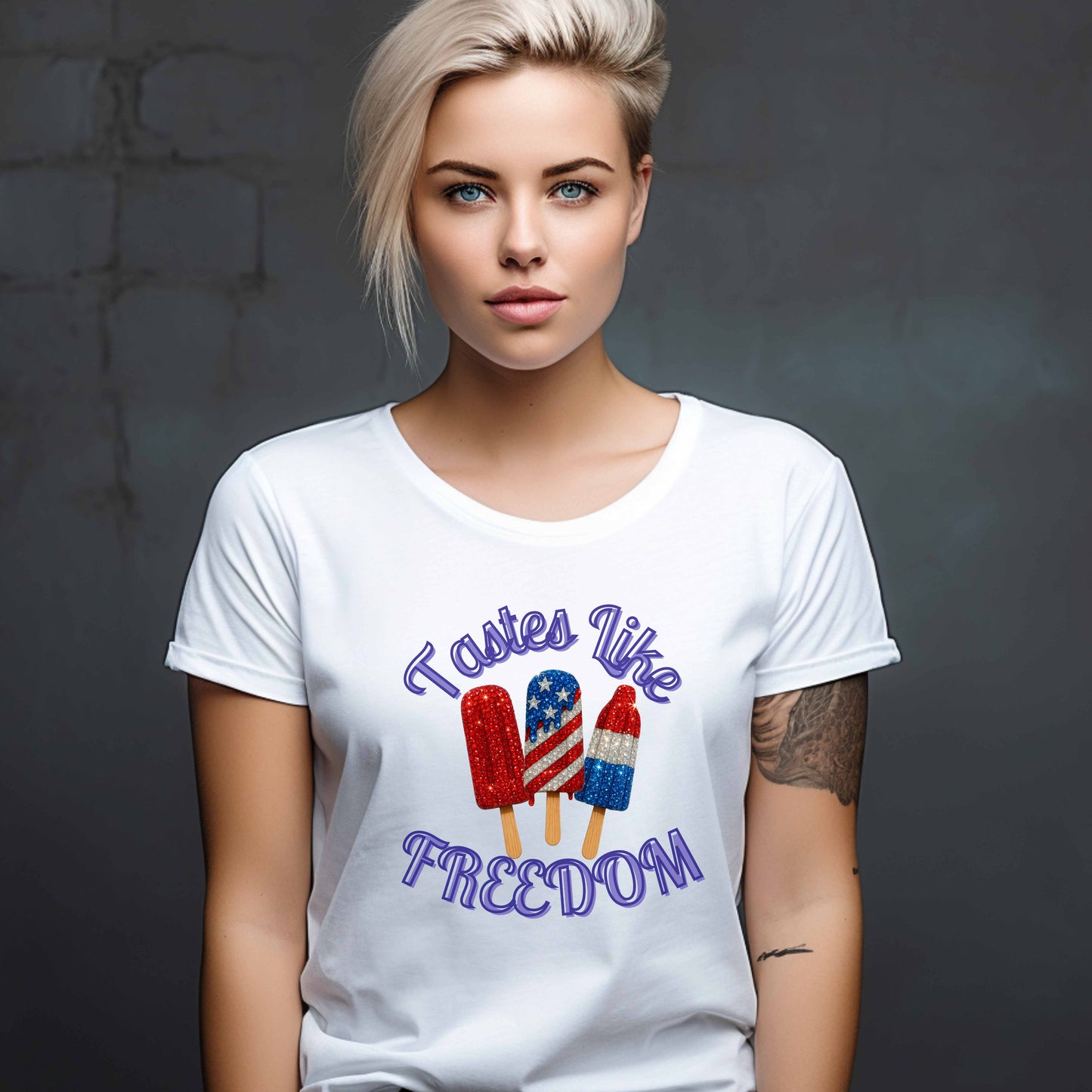 TASTES LIKE FREEDOM PATRIOTIC AMERICA TSHIRT