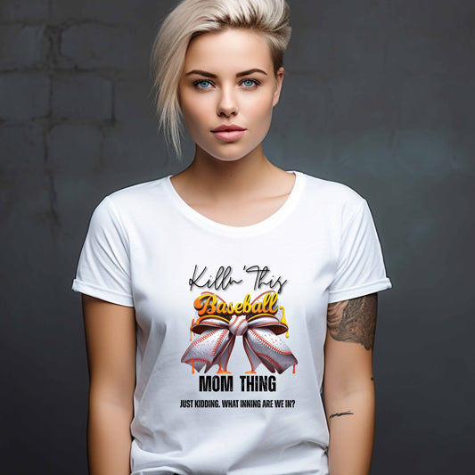 BASEBALL MOM THING CUSTOMIZABLE - Z61x Premium Short Sleeve Tee