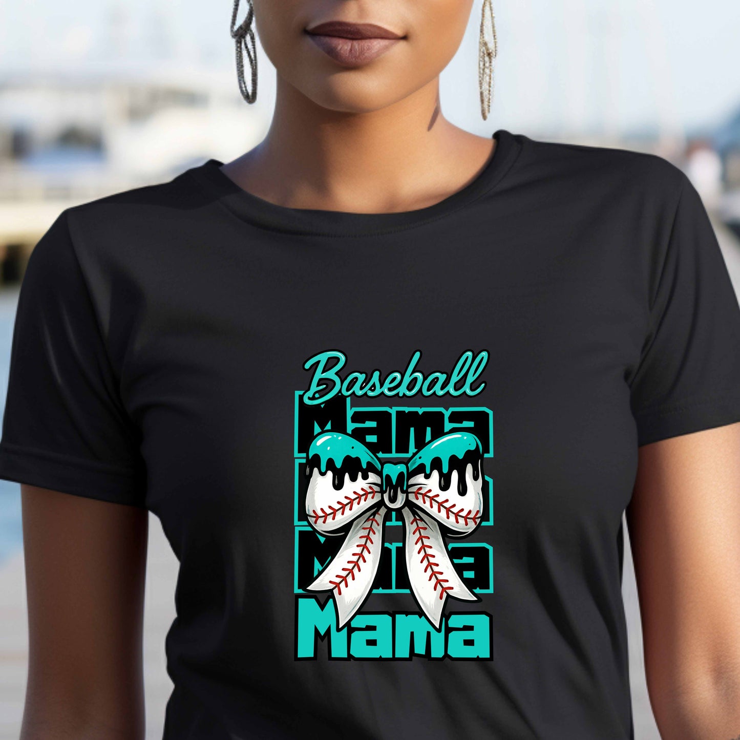 BASEBALL MOM CUSTOMIZABLE DESIGN COLOR G500VL Ladies' 5.3 oz. V-Neck T-Shirt