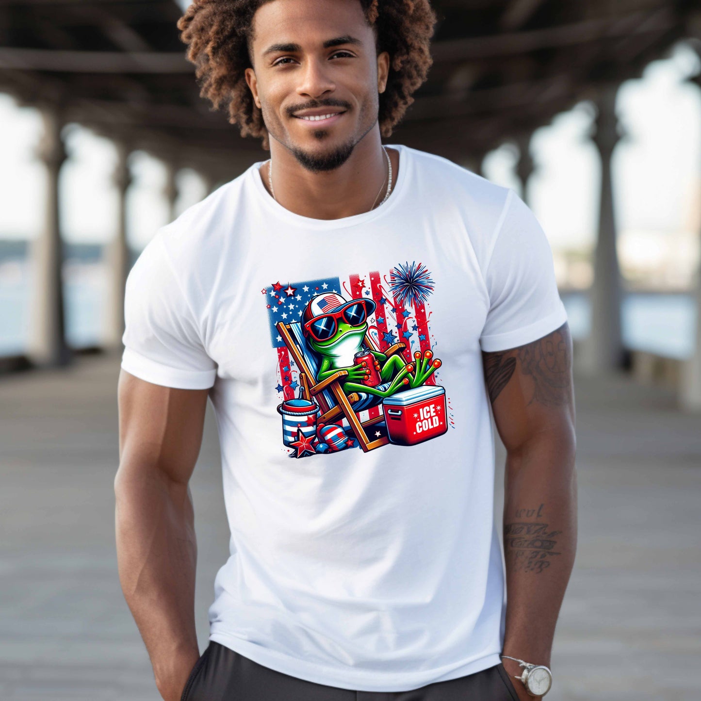 Froggy Time Patriotic t-shirt